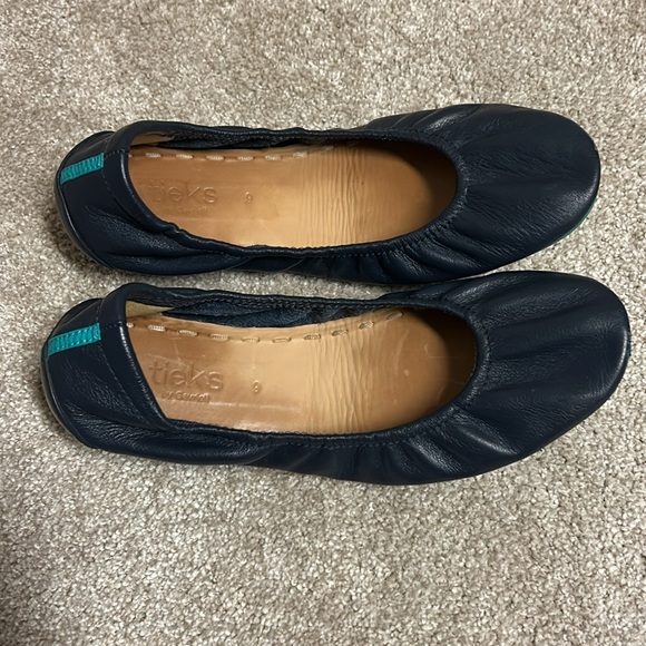 TIEKS Navy Blue Ballet Flats, Size 9, GREAT CONDITION - Picture 2 of 13